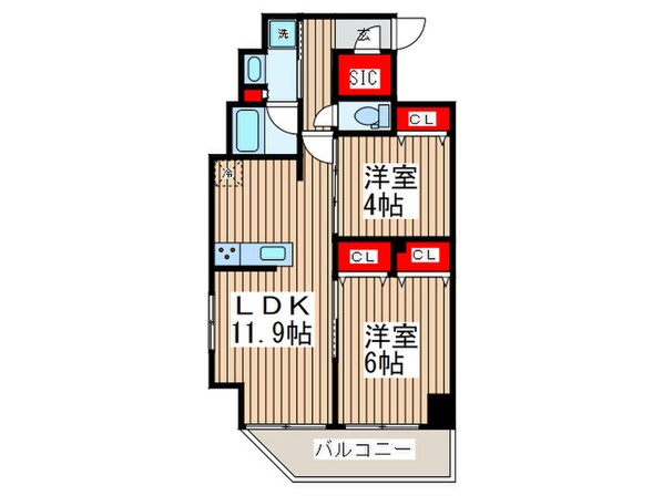 リビオメゾン両国ノースの物件間取画像